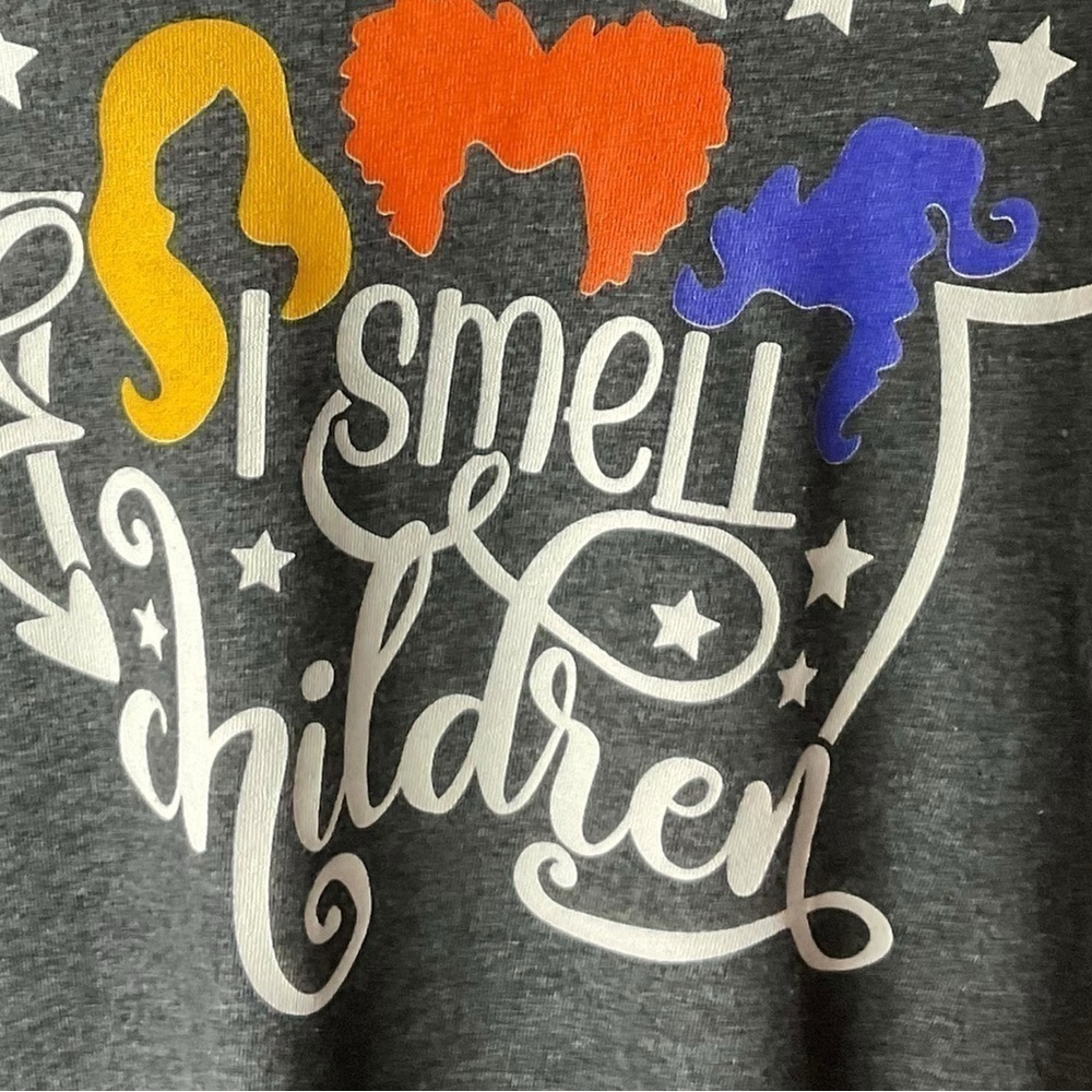 Hocus Pocus I Smell Children Tee Shirt Medium - Picture 6 of 6